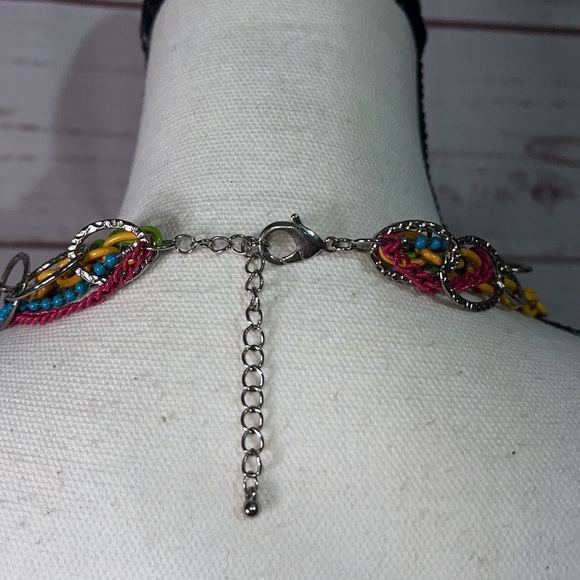 *SOLD on EBAY The ultimate 80’s-90’s multi-strand chain necklace! Neon - costume - Picture 3 of 4